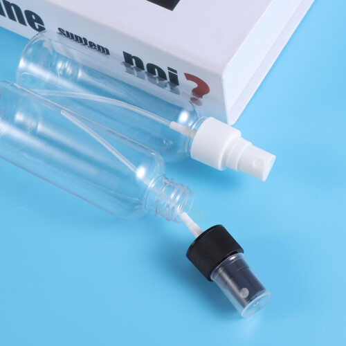10St Zwarte Navulbare Sprayflessen Plastic Draagbaar Voor Reis 1