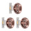 3Pièces Poignées Encastrées Inox Multi Couleurs Tirant Intégré 1