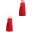 2Pièces Tablier Cuisine Coiffure Rouge Confortable 1