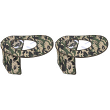 2Pièces Visière De Casquette Camouflage Protection Soleil Cou