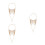 3Pièces Chaînes Corporelles Dorées Design Élégant Accessoires 1
