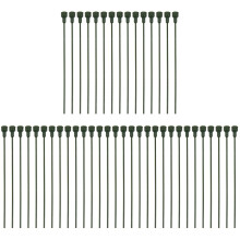 45Pièces Tiges DIY En PVC Vert Pour Supports Décorations
