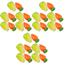 30Pièces Mini Miniatures Résine Assortis Décor DIY