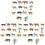 36Pièces Modèles Animaux De Ferme Multicolores Jeu Éducatif 1