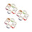 18Rouleaux Stickers Ronds Taille Vêtements Autoadhésifs Assortis 1