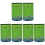 6St Groene Tinplate Theebussen Met Voor Thee En Snacks 1