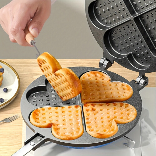 (Default) Waffle Mold, Non-Stick Pastry Baking Pan, Plaid Muffin Machine Cake Mold, Household Baking Tool Set