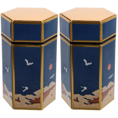 2Pièces Boîtes Métalliques Pour Stockage