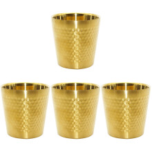 4Pièces Bol Simple En Acier Pour Rasage, Stable Et Pratique