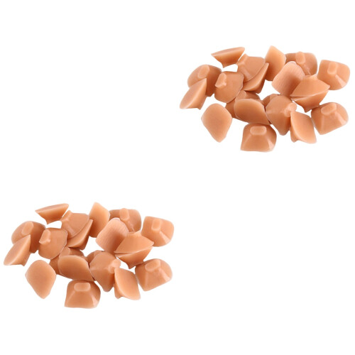 40Pièces Pièces Flûte Tampons Silicone Durable Couleur