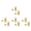 8St Gouden Combinatieslot Voor , Zinklegering, En 1