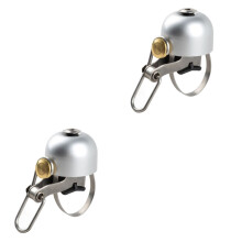 2Pièces Guidon Argent Métal Brrring Son