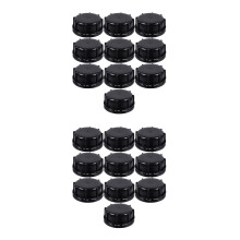 20Pièces Bouchons À Filetage Pour Seau Chimique Noir Anti-Fuites
