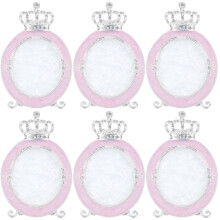 6Pièces Présentoirs Ongles Rose Raffiné Pour Salon Décoration