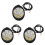 3St Mistlamp Motorfiets Duurzaam Plastic, Voor Modificatie 1