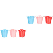 6Pièces Seaux Sable Résistants Enfants Jouets Multi-Fonction