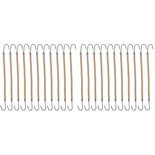 40Pièces Crochets Bungee Beige Pour Queue De Lisse Et