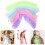 6St Zachte Kinder Sjaals Polyester Met Felgekleurde Sets 7