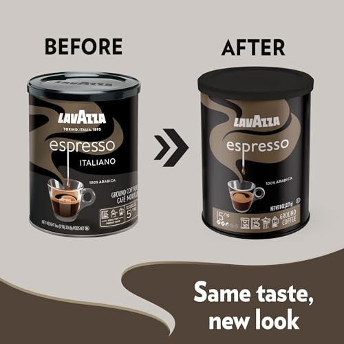 Lavazza Lavazza Caffe Espresso Ground Coffee Blend, Medium Roast, 8-Ounce Can 1