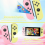 (Pink-Yellow) Wireless Controller for Nintendo Switch Joystick Switch OLED Gamepad 5