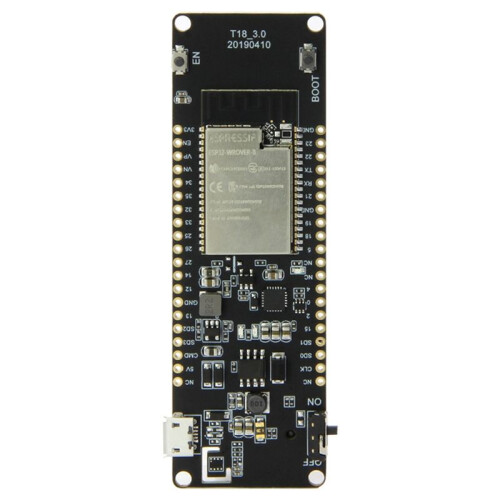 T- T18- WiFi and  Module 18650 Battery ESP32 WROVER Development Board 1