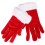 1 Paar Kerstman Handschoenen Decoratief Kort Model 1