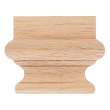 Wood Applique Meubel Inlegdecor Romeinse Kolom Gegraveerd