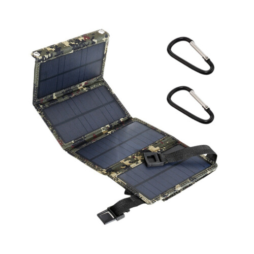 1 Set Zonnepanelen Vouwtas Enkelkristal USB