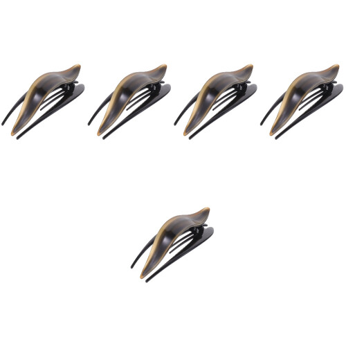 5Pièces Pinces French Style Noires Pour Chic
