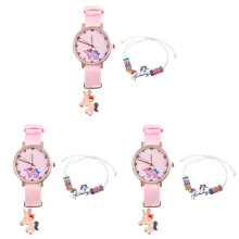 6Pièces Bracelet Rose Quartz Pour Délicate