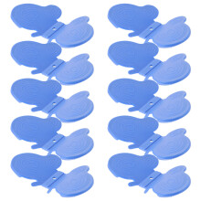 10St Warmte-Isolerende Blue Handklemmen Voor En Serveren