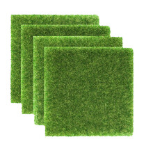 4 Stuks Kunstmatig Grasveld Voor Miniatuur Landschap