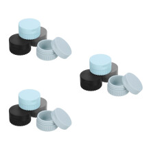 12Pièces Organiseur Pilules Compact En Silicone Résistant Coloré