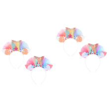 4Pièces Headband Sirène Enfant Confortable Pour Cosplay