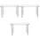 3Pièces Accessoire Hamster Transparent Lit Stable Décoration Animaux 1