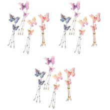 12Pièces Accessoires Clips Tassel Multicolores