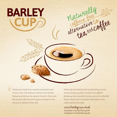 Barleycup - Granules Natural Grain Coffee 6 x 200g 2
