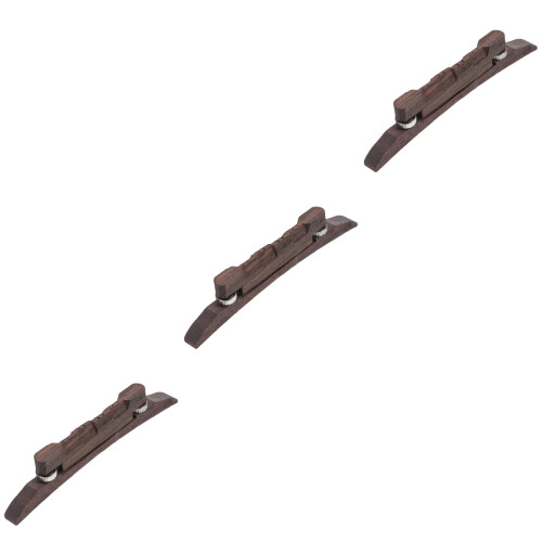 3Pièces Sillet Mandoline En Bois Durable Pont Réglable Rouge