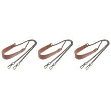3Pièces Sac DIY Cuir Marron Métal Suspendue Mode