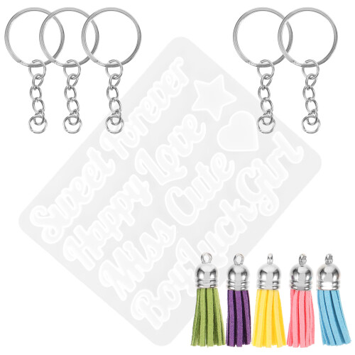 2Ensembles Moules Silicone DIY Lettres Pour Pendentifs