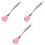 3Pièces Cuillères Silicone Rose Pour Cuisinière 1