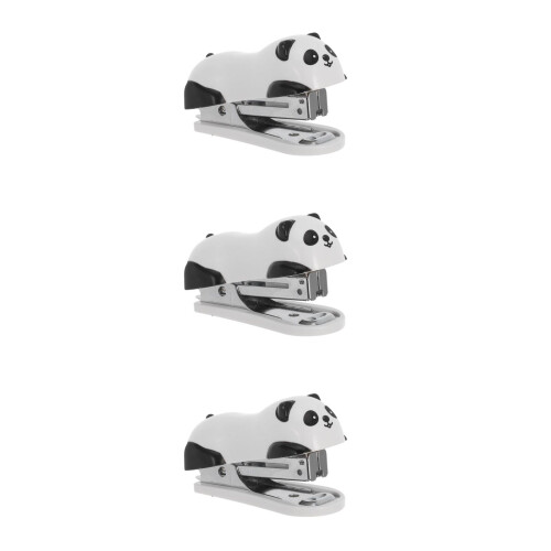 3Pièces Agrafeuse Portable Mini Panda Pour Usage
