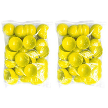 100Pièces Balles D'activité Jaunes Légères Pour Jeux Et Événements