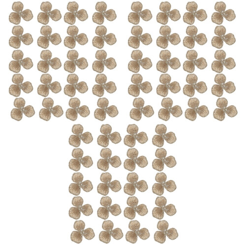 60Pièces Appliques Brodées DIY Couture Accessoires