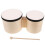 1Sets Percussie Bongos Beige Voor Dans En Muziekleer 1