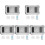 5Ensembles Boîtier Étanche Pour Téléphone Fixation Murale Coloré 1