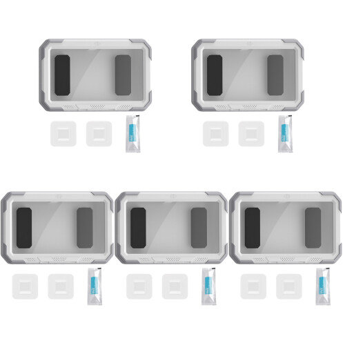5Ensembles Boîtier Étanche Pour Téléphone Fixation Murale Coloré
