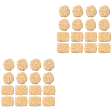 60Pièces Décor Mini Nouilles Clair Résine Pour Maison Miniature