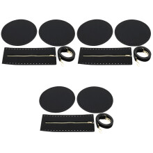 3Ensembles Kit Sac Noir PU Cuir Base Shaper Accessoires DIY
