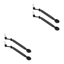4Pièces Nylon Noire Café Angle Nettoyage Résistant